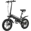 imageGotrax S3 Electric Bike 16x30 Fat Tire Electric Bicycle Adults 750W Peak Motor Max Range 25 Miles Up to 20 Mph Removable Battery Adjustable Seat Folding Electric Bike for AdultsTeens 13S3 Black 500w