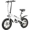 imageGotrax S3 Electric Bike 16x30 Fat Tire Electric Bicycle Adults 750W Peak Motor Max Range 25 Miles Up to 20 Mph Removable Battery Adjustable Seat Folding Electric Bike for AdultsTeens 13S3 White 500w