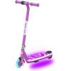 imageGotrax Scout Pro Electric Scooter for Kids Max 3 Mile Range 6 Mph Speed by 80W Motor and Thumb Throttle 5quot Solid Wheels with Flash Wheel ampamp Deck Lights Max 110 Lbs Load for Boy ampamp Girl Ages 47Purple