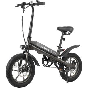 imageGotrax S3 Electric Bike 16x30 Fat Tire Electric Bicycle Adults 750W Peak Motor Max Range 25 Miles Up to 20 Mph Removable Battery Adjustable Seat Folding Electric Bike for AdultsTeens 13S3 Gray 500w