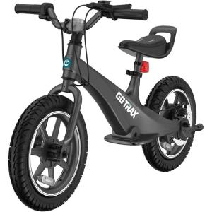 imageGotrax V14 Electric Balance Bike for Kids Max 155 Miles and 12 mph Speed 14quot Tires36V 250W Kids Balance Bike with Adjustable Seat Electric Bike for Kid Ages 57 Years Old
