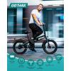 imageGotrax 20quot Folding Electric Bike with 40Miles Pedalassist1 by 48V Battery 20Mph Power by Peak 500W Adult Electric Bicycle with 5 PedalAssist Levelsampamp LCD Display Suitable for Commuting20 40miles R1 Black