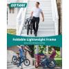 imageGotrax 20quot Folding Electric Bike with 40Miles Pedalassist1 by 48V Battery 20Mph Power by Peak 500W Adult Electric Bicycle with 5 PedalAssist Levelsampamp LCD Display Suitable for Commuting20 40miles R1 Black