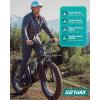 imageGotrax 20quot Folding Electric Bike with 40Miles Pedalassist1 by 48V Battery 20Mph Power by Peak 500W Adult Electric Bicycle with 5 PedalAssist Levelsampamp LCD Display Suitable for Commuting275 65miles R8 Black