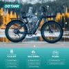 imageGotrax 20quot Folding Electric Bike with 40Miles Pedalassist1 by 48V Battery 20Mph Power by Peak 500W Adult Electric Bicycle with 5 PedalAssist Levelsampamp LCD Display Suitable for Commuting275 65miles R8 Black