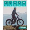 imageGotrax 20quot Folding Electric Bike with 40Miles Pedalassist1 by 48V Battery 20Mph Power by Peak 500W Adult Electric Bicycle with 5 PedalAssist Levelsampamp LCD Display Suitable for Commuting275 65miles R8 Black