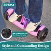 imageGotrax MARS MAX Hoverboard with 65quot Wheels ampamp Music Speaker 6 Miles Range ampamp Top 62mph by Dual 250W Motor Speed ampamp Battery LED Display UL2272 Certified Self Balancing Scooters for KidsBlack250W  936Wh  Pink