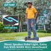 imageGotrax MARS MAX Hoverboard with 65quot Wheels ampamp Music Speaker 6 Miles Range ampamp Top 62mph by Dual 250W Motor Speed ampamp Battery LED Display UL2272 Certified Self Balancing Scooters for KidsBlack250W  936Wh  Pink