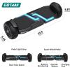 imageGotrax MARS MAX Hoverboard with 65quot Wheels ampamp Music Speaker 6 Miles Range ampamp Top 62mph by Dual 250W Motor Speed ampamp Battery LED Display UL2272 Certified Self Balancing Scooters for KidsBlack250W  936Wh  Black