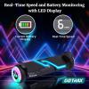 imageGotrax MARS MAX Hoverboard with 65quot Wheels ampamp Music Speaker 6 Miles Range ampamp Top 62mph by Dual 250W Motor Speed ampamp Battery LED Display UL2272 Certified Self Balancing Scooters for KidsBlack200W  6552Wh  Pink