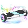 imageGotrax MARS MAX Hoverboard with 65quot Wheels ampamp Music Speaker 6 Miles Range ampamp Top 62mph by Dual 250W Motor Speed ampamp Battery LED Display UL2272 Certified Self Balancing Scooters for KidsBlack200W  6552Wh  White