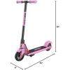 imageGotrax GKS Series Electric Scooter for Kids Ages 612 Max 3754 Miles ampamp 75 Mph by 150W Motor 6 Wheel Thumb Throttle Easy to Ride ampamp Assemble AllMetal Body Supports 121 lbs for Girls and Boys4Miles 75Mph Oil Pink