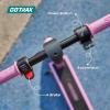 imageGotrax GKS Series Electric Scooter for Kids Ages 612 Max 3754 Miles ampamp 75 Mph by 150W Motor 6 Wheel Thumb Throttle Easy to Ride ampamp Assemble AllMetal Body Supports 121 lbs for Girls and Boys4Miles 75Mph Oil Pink