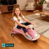 imageGotrax WG1 Electric Wiggle Car for Kids 12V Big Battery up to 120Min Playtime Music Speaker ampampRear Flash Wheels Battery Display ampamp Easy Assembly wPedal Throttle Crazy Cart Gift for Ages 3 132LbsPink