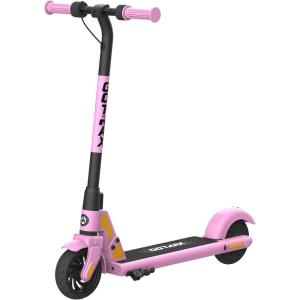 imageGotrax GKS Series Electric Scooter for Kids Ages 612 Max 3754 Miles ampamp 75 Mph by 150W Motor 6 Wheel Thumb Throttle Easy to Ride ampamp Assemble AllMetal Body Supports 121 lbs for Girls and Boys4Miles 75Mph Oil Pink