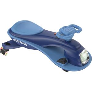 imageGotrax WG1 Electric Wiggle Car for Kids 12V Big Battery up to 120Min Playtime Music Speaker ampampRear Flash Wheels Battery Display ampamp Easy Assembly wPedal Throttle Crazy Cart Gift for Ages 3 132LbsBlue