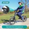 imageGotrax Astra Electric Dirt Bike 16quot Pneumatic Tires Max 16 Mile and 155Mph Speed Power by 300W Brushless Motor Dual Suspension ampamp Disc Brake Electric Dirt Motorcycle for 4767inch Height BlackBLACK
