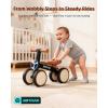 imageGotrax Baby Balance Bike 12 Years 7quot FrontampampRear Silent Wheels Sturdy Steel Frame 66 lbs Load Quick 2Min Assembly CPC Certified Comfortable Soft Seat Toddler Birthday Gift for BoysampampGirls BlackBlack