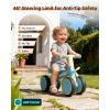 imageGotrax Baby Balance Bike 12 Years 7quot FrontampampRear Silent Wheels Sturdy Steel Frame 66 lbs Load Quick 2Min Assembly CPC Certified Comfortable Soft Seat Toddler Birthday Gift for BoysampampGirls BlackBlue
