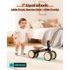 imageGotrax Baby Balance Bike 12 Years 7quot FrontampampRear Silent Wheels Sturdy Steel Frame 66 lbs Load Quick 2Min Assembly CPC Certified Comfortable Soft Seat Toddler Birthday Gift for BoysampampGirls BlackBlack