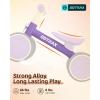 imageGotrax Baby Balance Bike 12 Years 7quot FrontampampRear Silent Wheels Sturdy Steel Frame 66 lbs Load Quick 2Min Assembly CPC Certified Comfortable Soft Seat Toddler Birthday Gift for BoysampampGirls BlackPurple