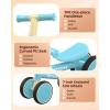 imageGotrax Baby Balance Bike 12 Years 7quot FrontampampRear Silent Wheels Sturdy Steel Frame 66 lbs Load Quick 2Min Assembly CPC Certified Comfortable Soft Seat Toddler Birthday Gift for BoysampampGirls BlackBlue