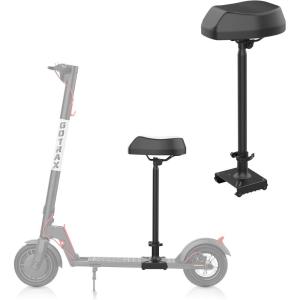 imageGotrax Saddle Basic Electric Scooter Seat  Exclusive for Adult Scooter Models GXL V2 ampamp XR Ultra Adjustable Comfort with Shockproof Design Black