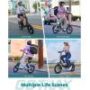 image:imageGotrax 16 Folding Electric Bike Max 28Miles RangePedalAssist amp Speed 155Mph Power by Peak 500W EBike with Removable Battery Suspension amp Adjustable Size Commuter Bicycle for AdultsTeensS4 Black
