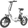 image:imageGotrax 16 Folding Electric Bike Max 28Miles RangePedalAssist amp Speed 155Mph Power by Peak 500W EBike with Removable Battery Suspension amp Adjustable Size Commuter Bicycle for AdultsTeensS4 White