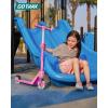 image:imageGotrax K03 Kick Scooter for Kids 5 LED Lighted Wheels and Adjustable Handlebars Lightweight Design and AntiSlip Deck Max Load 110 Lbs Kids Scooter for Boys amp Girls Ages 3 PinkNew Pink