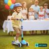 image:imageGotrax SK1 Foldable Electric Scooter for Kids 4 Full Body LED Light 90min Riding amp 5Mph Speed PushButton ThrottleampBattery Indicator 6 Wheelamp3 Adjustable Height 3 Wheel Escooter Gift PurpleBlue
