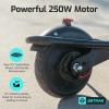 image:imageGotrax Electric Scooter for Adults Max 12 Mile Range amp 155Mph by 250W Motor 85 Front Air amp Rear Solid Tires Max Load 220lbs amp Big Display with Cruise Control Foldable EScooter EABS amp Drum BrakeBlack