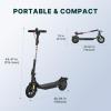 image:imageGotrax Electric Scooter for Adults Max 12 Mile Range amp 155Mph by 250W Motor 85 Front Air amp Rear Solid Tires Max Load 220lbs amp Big Display with Cruise Control Foldable EScooter EABS amp Drum BrakeBlack