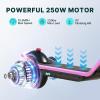 image:imageGotrax Electric Scooter for Adults Max 12 Mile Range amp 155Mph by 250W Motor 85 Front Air amp Rear Solid Tires Max Load 220lbs amp Big Display with Cruise Control Foldable EScooter EABS amp Drum BrakePINK