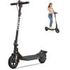 image:imageGotrax Electric Scooter for Adults Max 12 Mile Range amp 155Mph by 250W Motor 85 Front Air amp Rear Solid Tires Max Load 220lbs amp Big Display with Cruise Control Foldable EScooter EABS amp Drum BrakeBlack