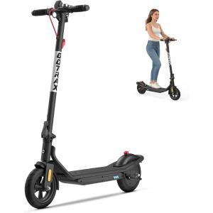 image:imageGotrax Electric Scooter for Adults Max 12 Mile Range amp 155Mph by 250W Motor 85 Front Air amp Rear Solid Tires Max Load 220lbs amp Big Display with Cruise Control Foldable EScooter EABS amp Drum BrakeBlack