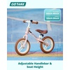 image:imageGotrax KS12 Balance Bike for 25 12 Toddlers Push Bike with LED Light Adjustable Seat amp Handlebar FlatFree Tires amp Easy Assembly Kids Bicycle Lightweight amp No Pedal Gift for Boys GirlsPink