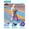image:imageGotrax KS12 Balance Bike for 25 12 Toddlers Push Bike with LED Light Adjustable Seat amp Handlebar FlatFree Tires amp Easy Assembly Kids Bicycle Lightweight amp No Pedal Gift for Boys GirlsPurple