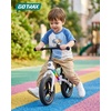 image:imageGotrax KS12 Balance Bike for 25 12 Toddlers Push Bike with LED Light Adjustable Seat amp Handlebar FlatFree Tires amp Easy Assembly Kids Bicycle Lightweight amp No Pedal Gift for Boys GirlsWhite