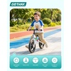 image:imageGotrax KS12 Balance Bike for 25 12 Toddlers Push Bike with LED Light Adjustable Seat amp Handlebar FlatFree Tires amp Easy Assembly Kids Bicycle Lightweight amp No Pedal Gift for Boys GirlsWhite