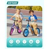 image:imageGotrax KS12 Balance Bike for 25 12 Toddlers Push Bike with LED Light Adjustable Seat amp Handlebar FlatFree Tires amp Easy Assembly Kids Bicycle Lightweight amp No Pedal Gift for Boys GirlsPurple