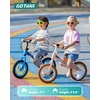 image:imageGotrax KS12 Balance Bike for 25 12 Toddlers Push Bike with LED Light Adjustable Seat amp Handlebar FlatFree Tires amp Easy Assembly Kids Bicycle Lightweight amp No Pedal Gift for Boys GirlsPink
