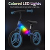 image:imageGotrax KS12 Balance Bike for 25 12 Toddlers Push Bike with LED Light Adjustable Seat amp Handlebar FlatFree Tires amp Easy Assembly Kids Bicycle Lightweight amp No Pedal Gift for Boys GirlsBlue
