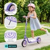 image:imageGotrax KS8 Kick Scooter for Kids 5 Large 8 Wheels and Height Adjustable Handlebar Sturdy Wide Deck amp Rear Brake Detachable for Easy Storage 2 Wheels Kids Scooter Gift for Boys amp GirlPurple
