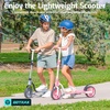 image:imageGotrax KS8 Kick Scooter for Kids 5 Large 8 Wheels and Height Adjustable Handlebar Sturdy Wide Deck amp Rear Brake Detachable for Easy Storage 2 Wheels Kids Scooter Gift for Boys amp GirlBlue