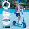 image:imageGotrax KS8 Kick Scooter for Kids 5 Large 8 Wheels and Height Adjustable Handlebar Sturdy Wide Deck amp Rear Brake Detachable for Easy Storage 2 Wheels Kids Scooter Gift for Boys amp GirlBlue