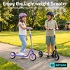 image:imageGotrax KS8 Kick Scooter for Kids 5 Large 8 Wheels and Height Adjustable Handlebar Sturdy Wide Deck amp Rear Brake Detachable for Easy Storage 2 Wheels Kids Scooter Gift for Boys amp GirlPurple