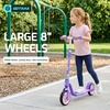 image:imageGotrax KS8 Kick Scooter for Kids 5 Large 8 Wheels and Height Adjustable Handlebar Sturdy Wide Deck amp Rear Brake Detachable for Easy Storage 2 Wheels Kids Scooter Gift for Boys amp GirlPurple