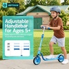 image:imageGotrax KS8 Kick Scooter for Kids 5 Large 8 Wheels and Height Adjustable Handlebar Sturdy Wide Deck amp Rear Brake Detachable for Easy Storage 2 Wheels Kids Scooter Gift for Boys amp GirlSky Blue