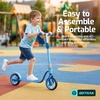 image:imageGotrax KS8 Kick Scooter for Kids 5 Large 8 Wheels and Height Adjustable Handlebar Sturdy Wide Deck amp Rear Brake Detachable for Easy Storage 2 Wheels Kids Scooter Gift for Boys amp GirlSky Blue